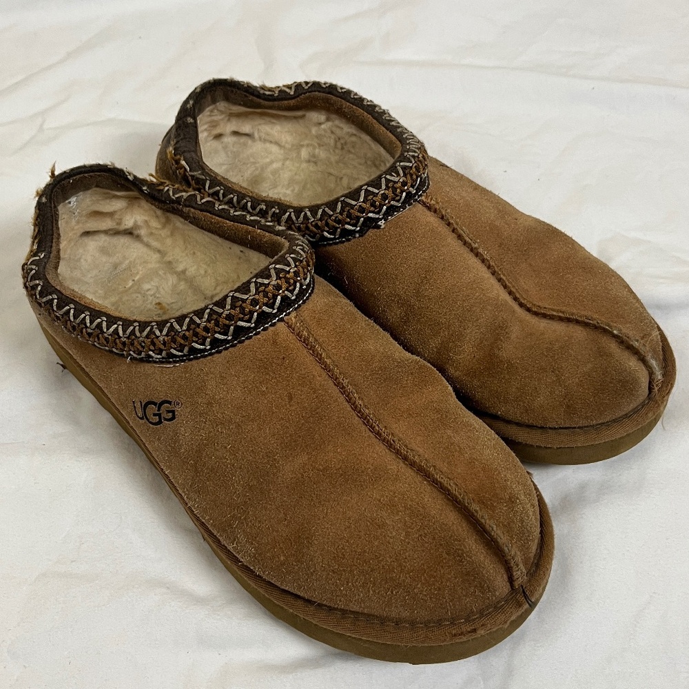 UGG Women's Tasman Chestnut Suede Classic Slippers House Shoe US 10 UK 8.5